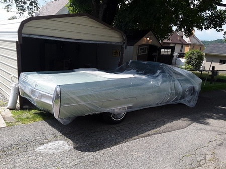 Car Condom 20 Pack Disposable Clear Plastic Car Truck and Van Cover with Elastic Band Large Size 24.6' x 15.75'