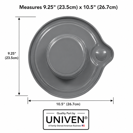 Univen Glass Bowl Cover Compatible with KitchenAid 5 Quart Tilt Head Stand Mixer Glass Bowls K5GB, K5GBF, K5GBH