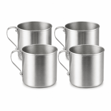 IMUSA Aluminum Drinking Cup Mug 0.7 Quart 4 PACK