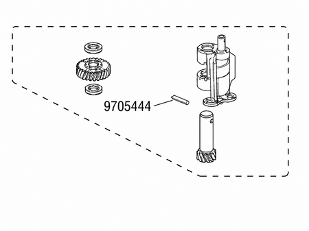 KitchenAid WP9705444 9705444 Mixer Groove Dowel Pin