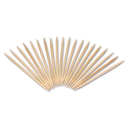 Diamond 41860 Round Toothpicks 250 Count Per Pack x 48 Packs 12,000pcs