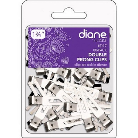 Diane by Fromm D17 Double Prong Clips 80 Pack