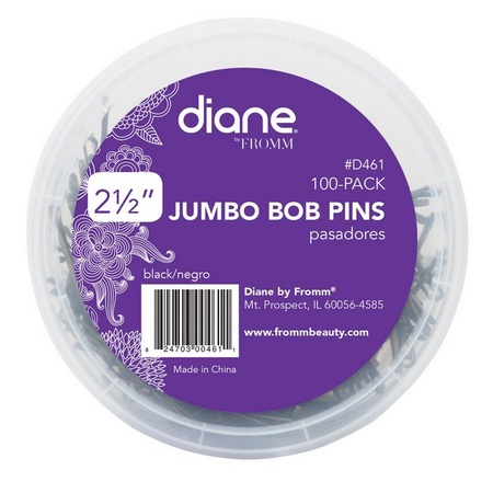 Diane by Fromm D461 Black Jumbo Pins 100 Pack