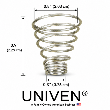 Univen Pump Tube Spring Compatible with Faberware Electric Coffee Percolators FCP240 FCP280 FCP412 134 138 142 155