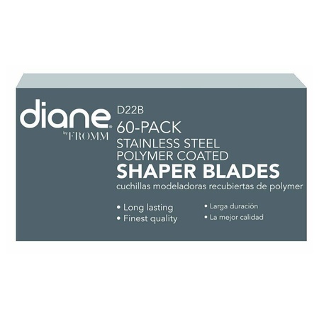 Diane D22B Polymer Coated Shaper Blades 60 Pack