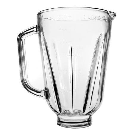 Univen 6 Cup Round Glass Blender Jar Compatible with Hamilton Beach Blenders