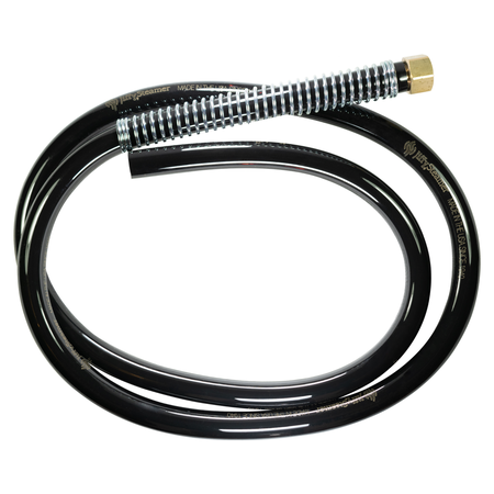 Jiffy 0292 84" Black Hose w/Brass Hardware on one end only; w/o Head