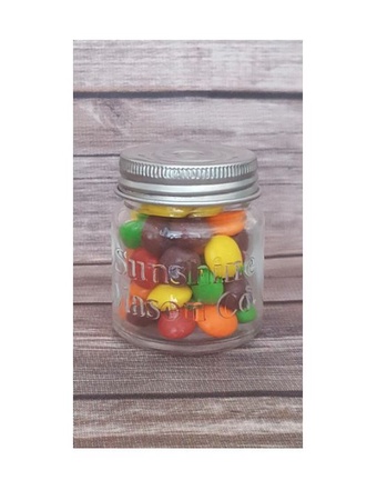 Sunshine Mason Co. Mini Mason Jar Vintage Farmhouse Shot Glasses with Metal Lid 2 Ounces, 6 Pieces