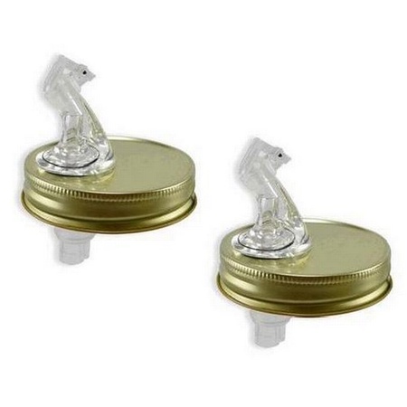 Mason Jar Pouring Spout Regular Jar Size 2 Pack