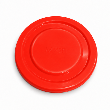 Mian Red Plastic Lids fits Luminarc Working Glass 6 Pack