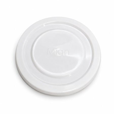 Mian White Plastic Lids fits Luminarc Working Glass 6 Pack