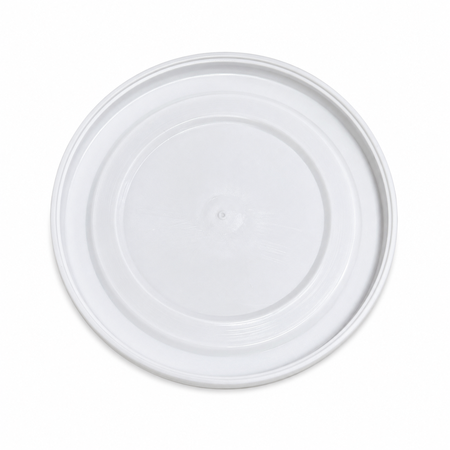 Mian White Plastic Lids fits Luminarc Working Glass 6 Pack