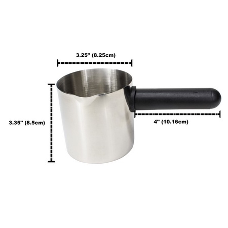 Mian 4 Cup Universal Stainless Steel Espresso Coffee Replacement Carafe