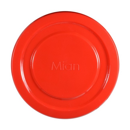 Mian Red Plastic Lids fits Luminarc Working Glass 6 Pack