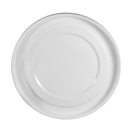 Mian White Plastic Lids fits Luminarc Working Glass 6 Pack