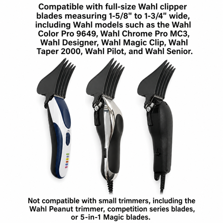 Miaco Size # 16, 2" (51mm) Clipper Guide Comb Compatible with Wahl Color Pro, Chrome Pro, Designer, Taper, Senior