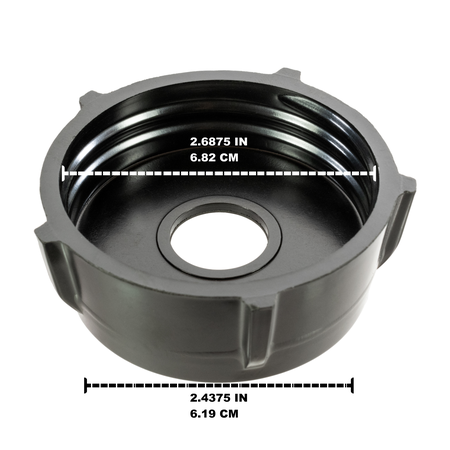 Univen Heavy Duty Bakelite Plastic Blender Jar Bottom Cap Compatible with Oster & Osterizer Blenders