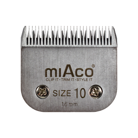 Miaco Size 10 Detachable Animal Clipper Blade fits Andis AG, AGC and Oster A5