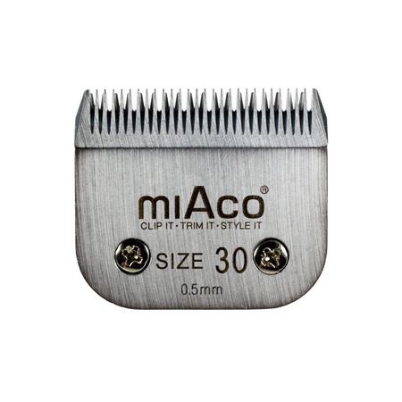 Miaco Size 30 Detachable Animal Clipper Blade fits Andis AG, AGC and Oster A5