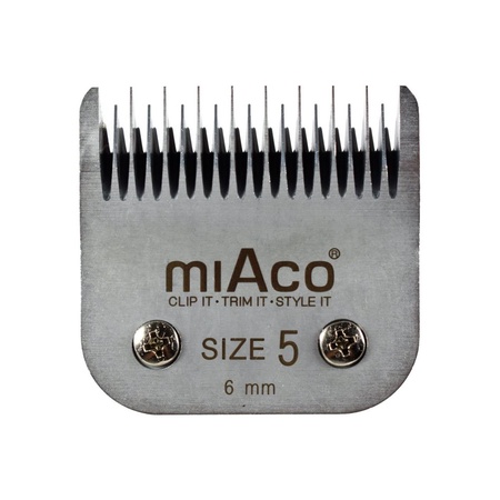 Miaco Size 5 Skip Tooth Detachable Animal Clipper Blade fits Andis AG, AGC and Oster A5