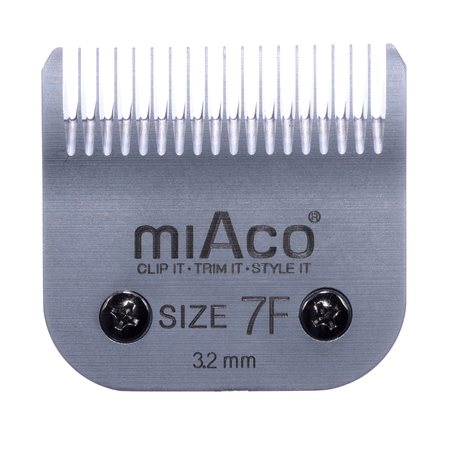 Miaco Size 7F Detachable Animal Clipper Blade fits Andis AG, AGC and Oster A5