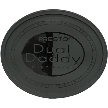 Presto 32835 Lid Cover fits Presto Dual Daddy Deep Fryer models 0545002, 0545102, 0545202