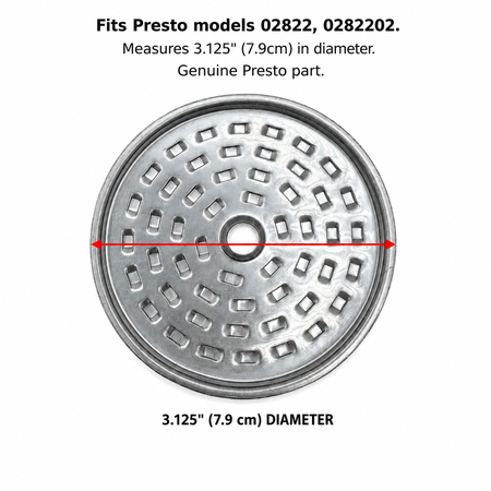 Presto 44239 Coffee Perolator Basket Lid fits 6-cup model 02822 & 0282202