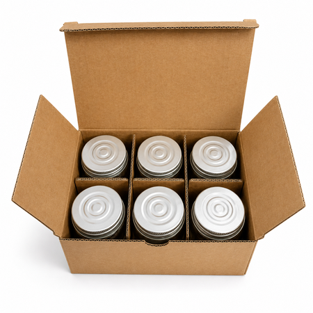 Sunshine Mason Co. Mini Mason Jar Vintage Farmhouse Shot Glasses with Metal Lid 2 Ounces, 12 Pieces