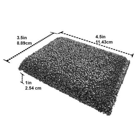 Univen Sponge Gold or Silver Color Non Scratch Polyester and Polyurethane by Sterlings Made In Israel
