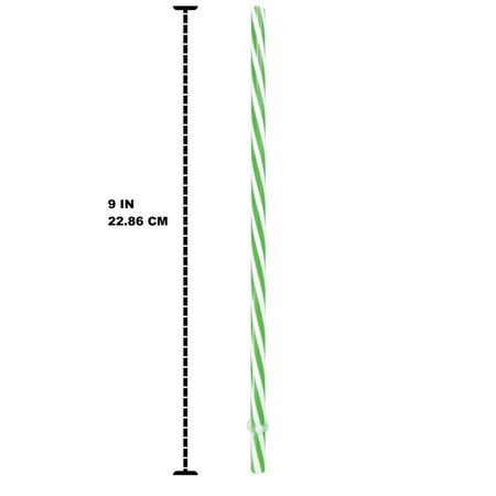 Sunshine Mason Co. Glass Mason Jar Drinking Mug set with handle, Silver lids and Green Stripe Straws, Set of 6