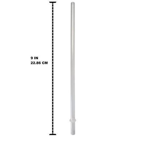 Sunshine Mason Co. Glass Mason Jar set with Yellow Gingham lids and Clear Straws, Set of 6