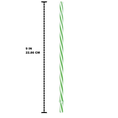 Sunshine Mason Co. Plastic, Reusable Drinking Straws 24 pieces, Multi Colors