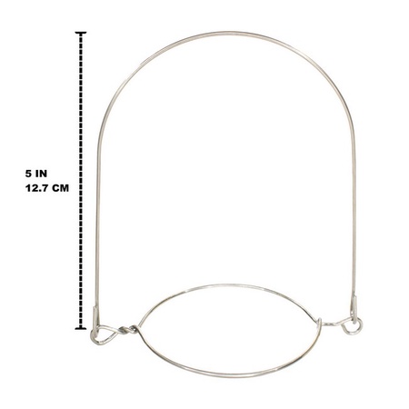 Sunshine Mason Co. Stainless Steel Wire Mason Jar Handle Hanger fits Regular Mouth, 6 Pieces