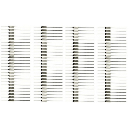 Thermal Fuse Thermal Cutoff Limiter 152c Degrees Celsius, 100 Pack