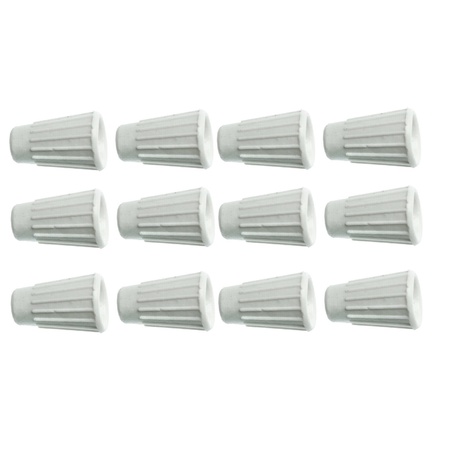 Univen Porcelain Ceramic Twist Wire Connector Jumbo Size 12 Pack