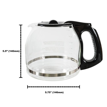 Univen 12 Cup Glass Coffeemaker Carafe replaces Mr. Coffee PLD13
