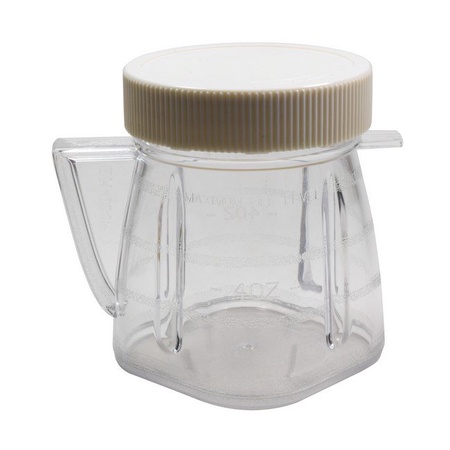 Univen 1 Cup (8oz) Mini Blender Jar With Sealed Lid for Oster & Osterizer Blenders