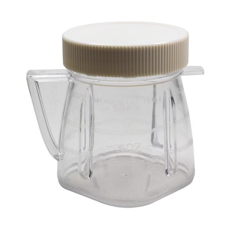 Univen 1 Cup (8oz) Mini Blender Jar With Sealed Lid for Oster & Osterizer Blenders 6 Pack