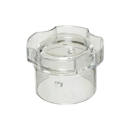 Univen Blender Jar Lid and Cap fits Oster 124461 Round Jar with 5.125" Inside Diameter Black
