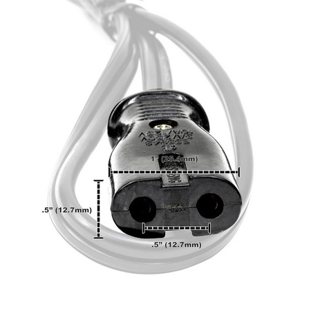 Univen Electrical Cord 1/2" Terminal Spacing 2.5' Long fits Percolators and Rice Cookers