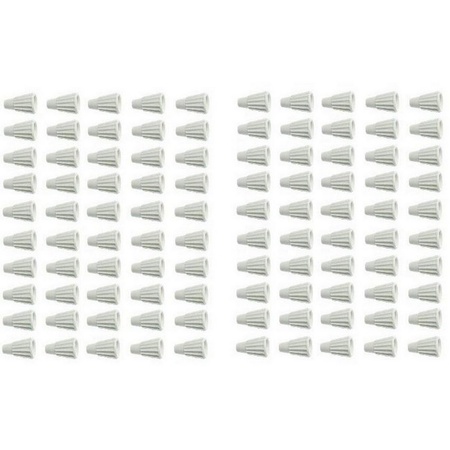 Univen Porcelain Ceramic Twist Wire Connector Medium Size 100 Pack