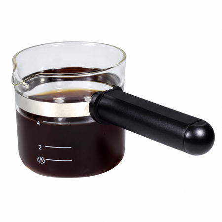 Univen 4 Cup Glass Espresso Coffee Carafe fits Mr. Coffee, Krups, Salton, DeLonghi, Imusa, etc