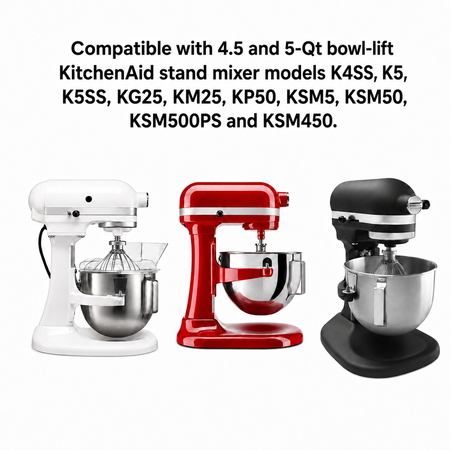 Univen Wire Whip Compatible with Bowl Lift KitchenAid Mixers K5 K5SS KG25 KM25 KP50 KSM5 KSM50 KSM500PS K5AWW