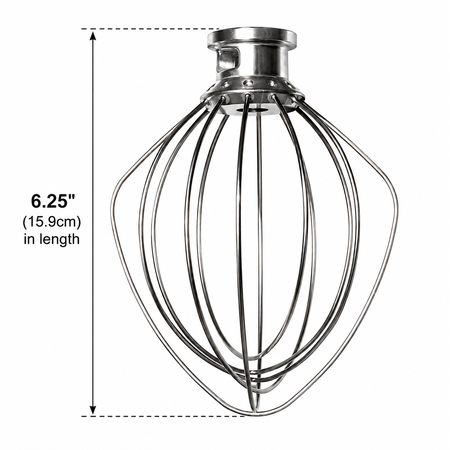 Univen Mixer Wire Whip Compatible with KitchenAid Tilt Head Mixers K45WW K45SS KSM75 KSM90 KSM95 KSM100 KSM103