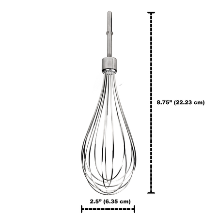 Univen Beater, Whisk, Dough Hooks and Blending Rod Compatible with KitchenAid Hand Mixers KHM3 KHM5 KHM7 KHM9