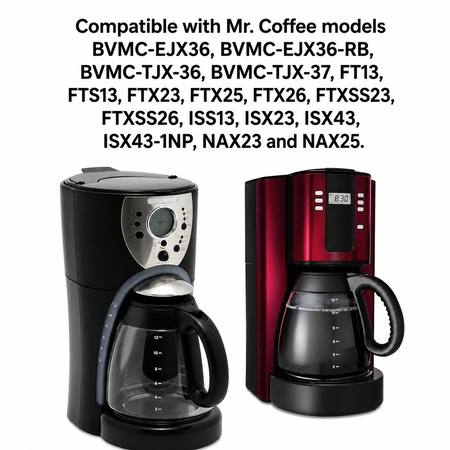 Univen 12 Cup Glass Coffee Maker Carafe replacement for Mr. Coffee IDS13