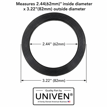 Univen Blender O-ring Gasket Seal Compatible with KitchenAid 9701859 9704204 WP9704204 3 PACK