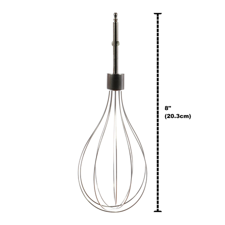 Univen CHM-WSK Stainless Steel Chef's Whisk Compatible with Cuisinart CHM Series Hand Mixers