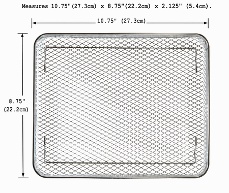 Univen Stainless Steel Upgraded Air Fryer Basket Compatible with Cuisinart Airfryer Oven TOA-26 TOA-28