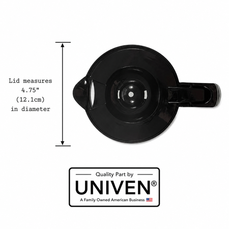 Univen 12 Cup Coffee Carafe Pot Compatible with Hamilton Beach 46300 46310 49933 49350 49954 49957 49966 49976 49980